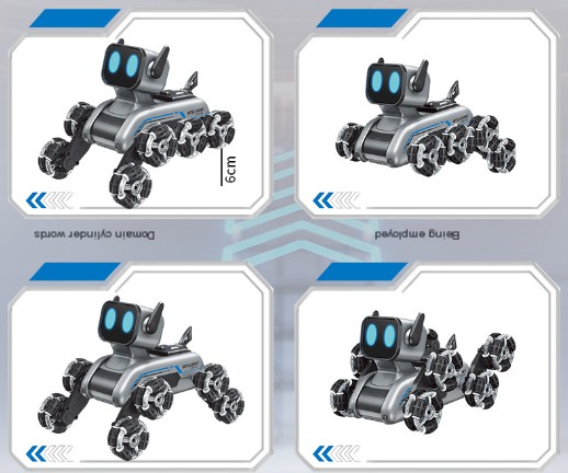 Remote controlled robotic dog