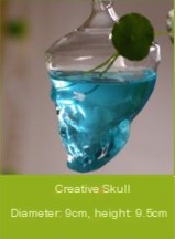 Hanging Skull Vase