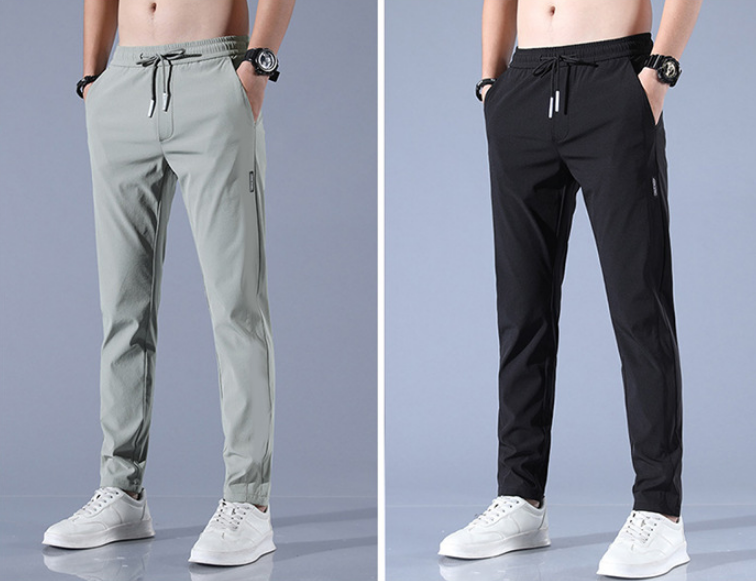 Men's Zipper Dry Quick Leisure Pants - Image 2