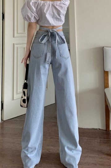 Stylish High Waist Jeans