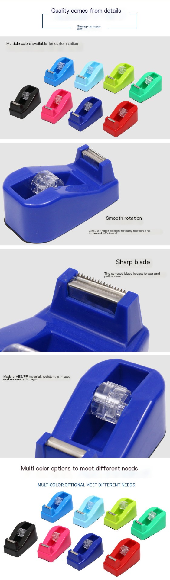 PP Tape Dispenser BH-20051 in action