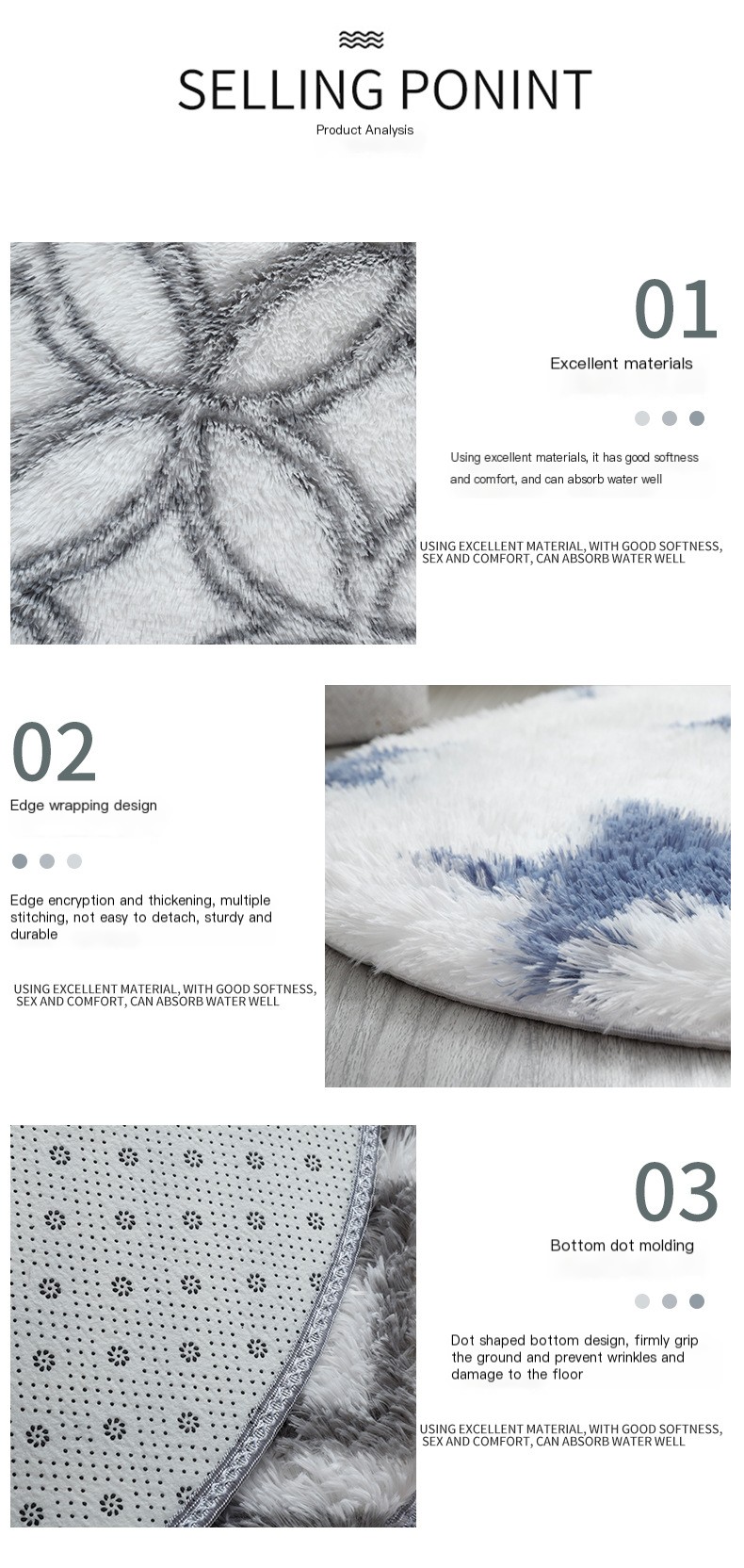 Nordic Round Carpet