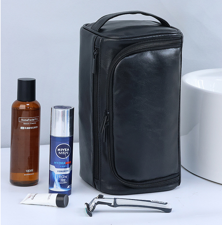Large Capacity Toiletry Bag - Brown