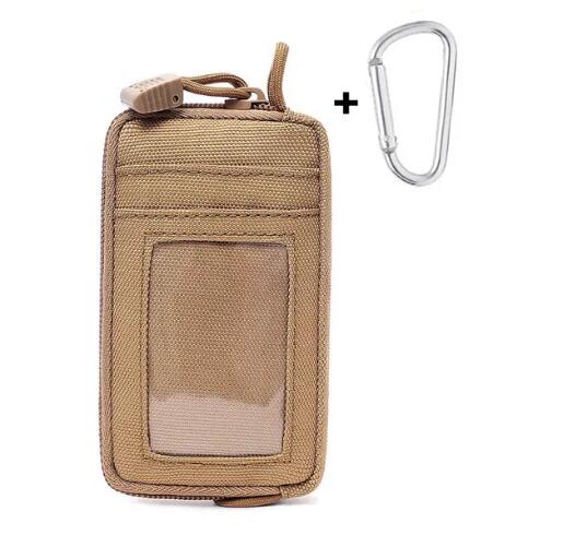 1000D Tactical EDC Pouch Wallet Bag Portable Key Coin Purse Waist Earphone Bag Mini Key Holder Pouch for Hunting Tactical Tool image