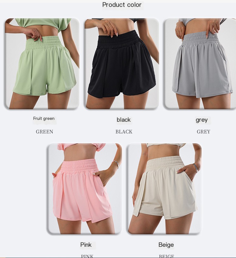 Black High-Waisted Shorts