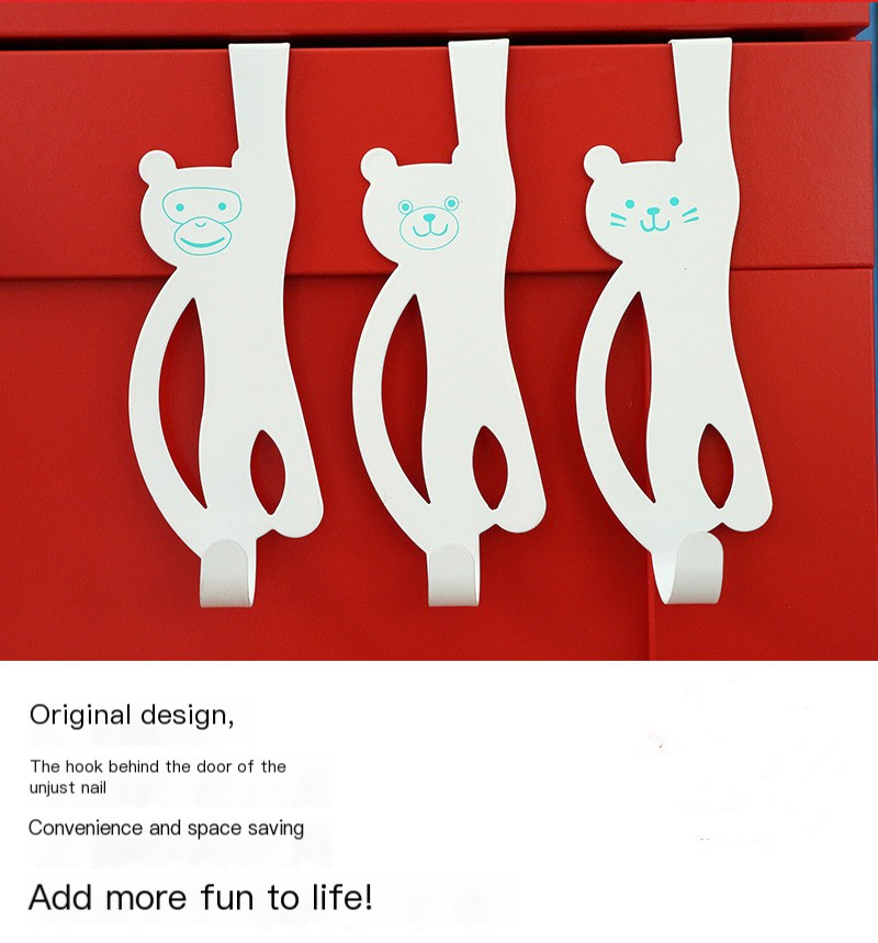 Cute multi-functional door hooks