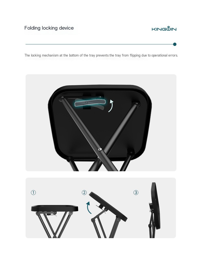 Foldable Salon Tool Cart 4