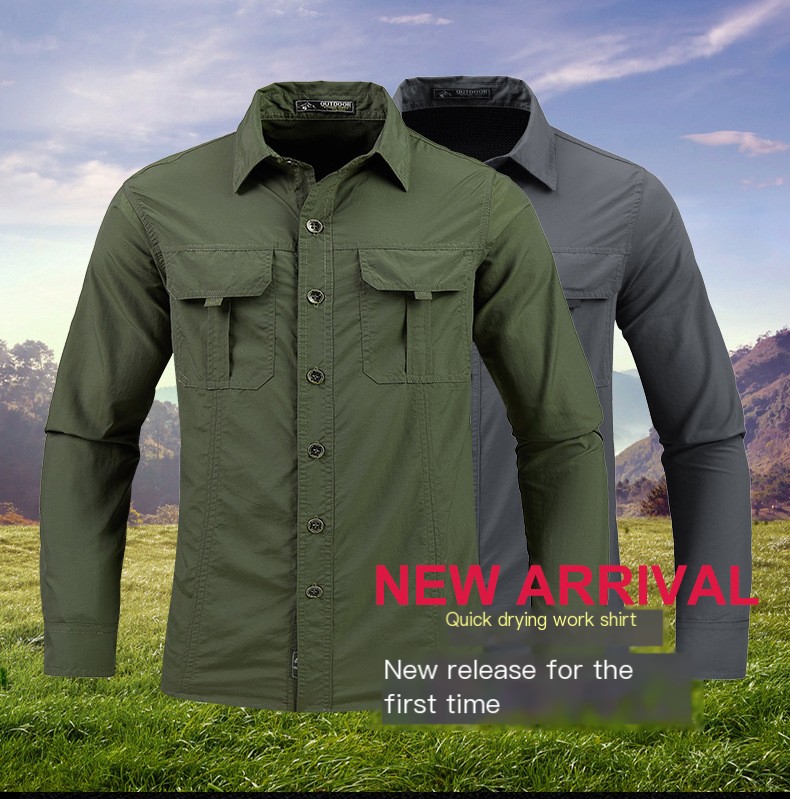Men's Long Sleeve Outdoor Shirt