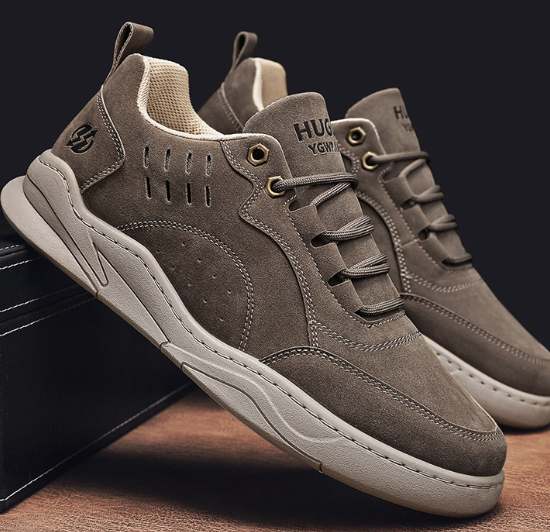 נעלי זמש UrbanEase של ECKE - חום חול