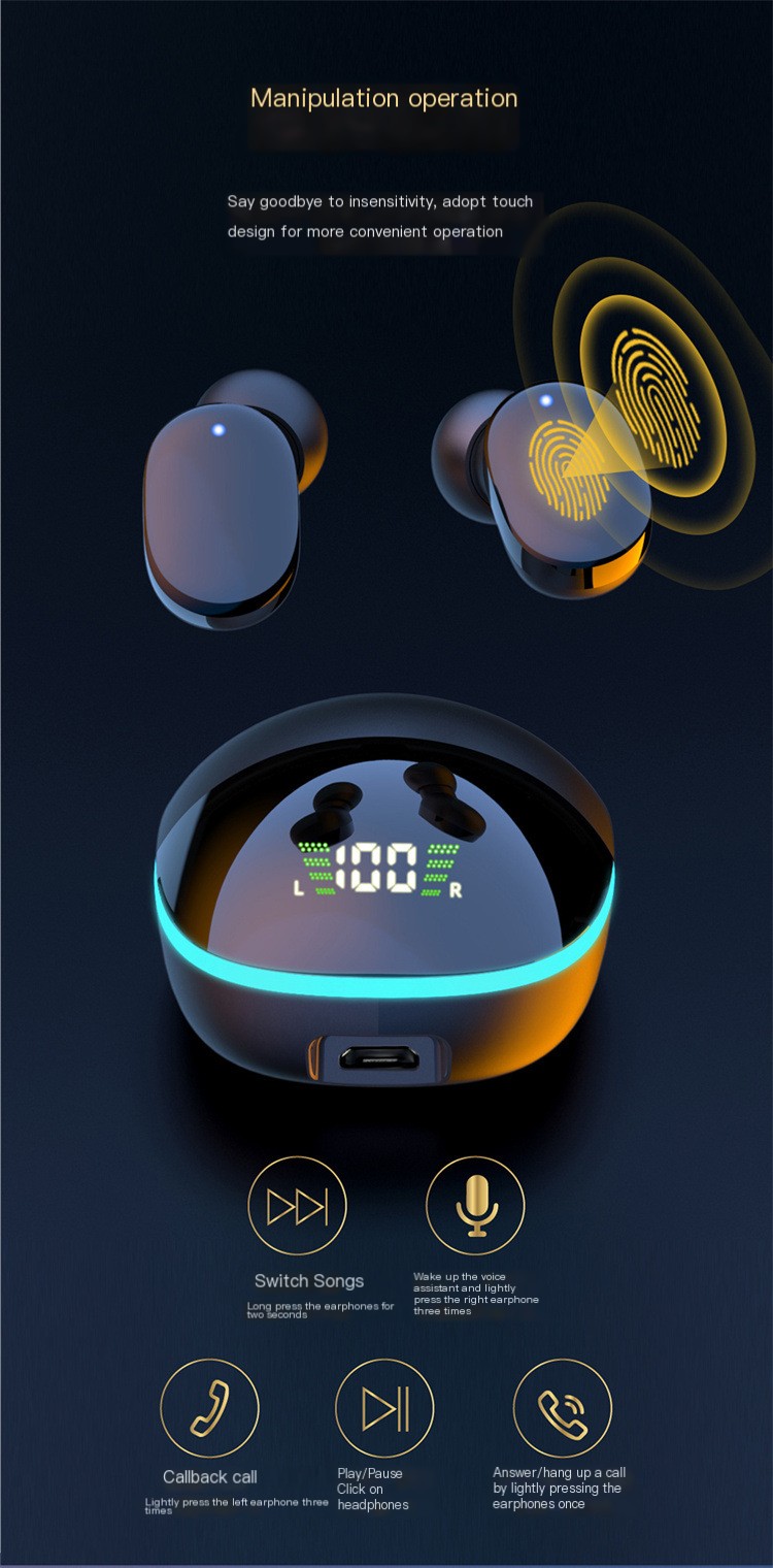 G9S Bluetooth Earbuds 9