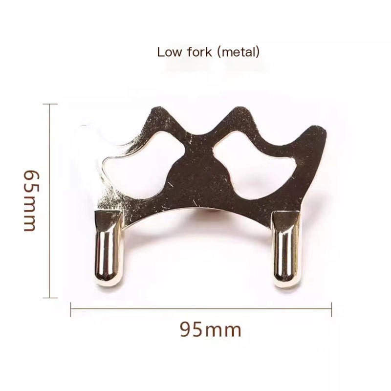 Billiard Bracket Cross Fork High Fork Low Fork Billiard Imitation Copper Frame Club Head Frame Bar Device Antler Cross Set