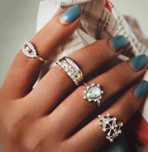 Golden Devil Eye Rings
