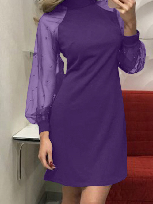 Gauze Pearl Dress Image 8