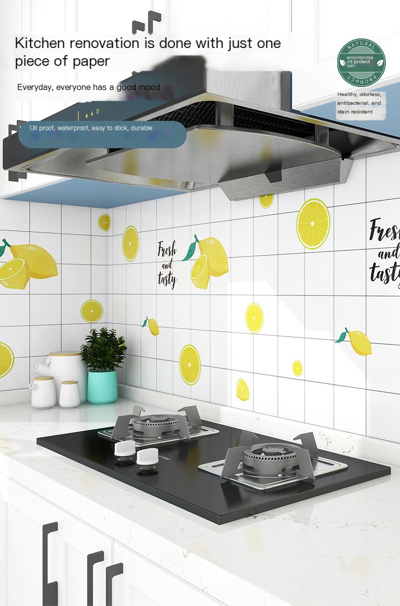 Kitchen Oil-Proof Sticker Example 1