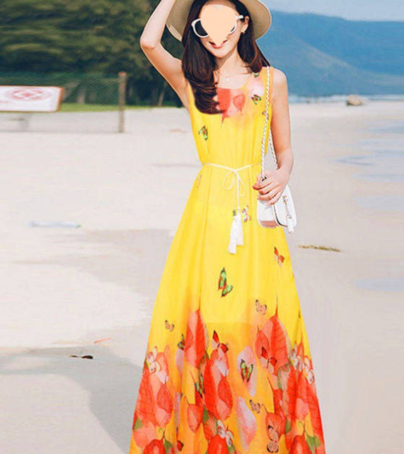 Chiffon Maxi Dress Color Options