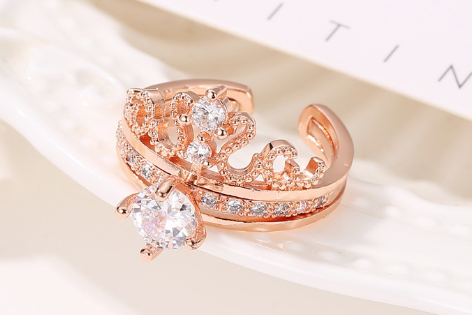 Separable Zircon Ring - Silver