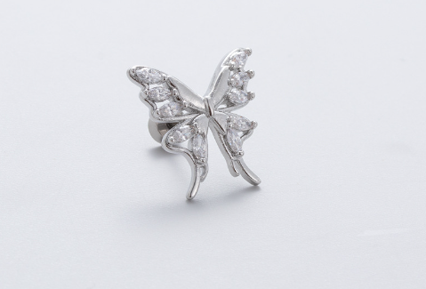 Butterfly Ear Bone Studs 4