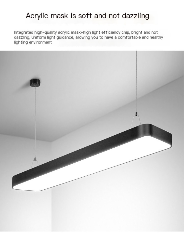 LED live light non-visual strobe three-color dimming remote control ceiling light strip chandelier dedicated shadowless light for live studio