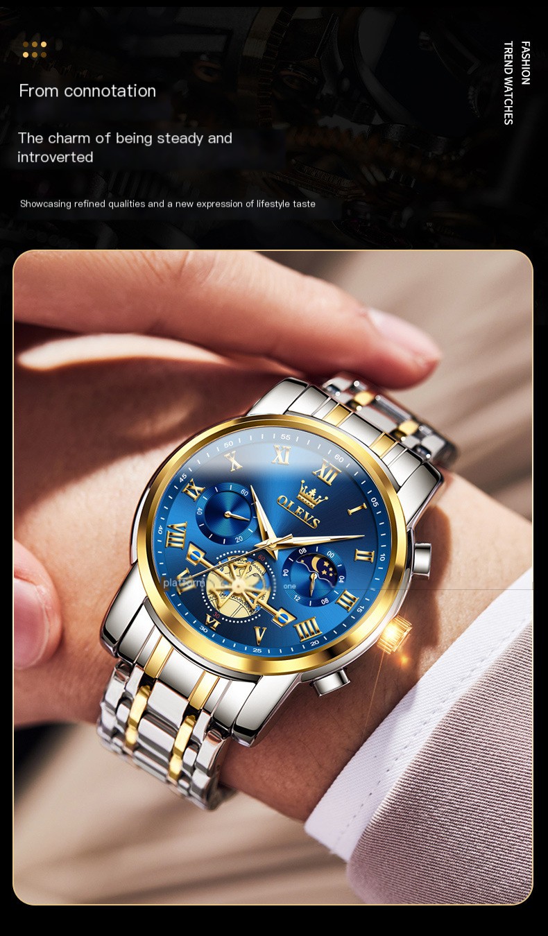 Elegant stainless steel strap