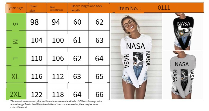 Stylish Long-Sleeved T-shirt