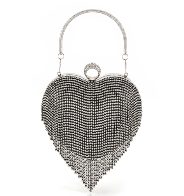 Small Women Clutch - Silver