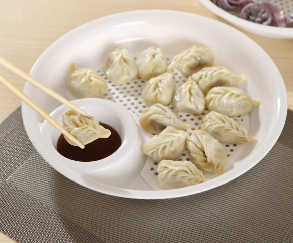 Double Layer Dumpling Plate