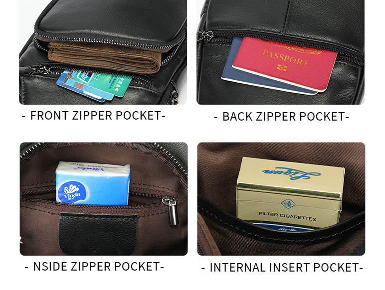 Men's Crossbody Bag - Details