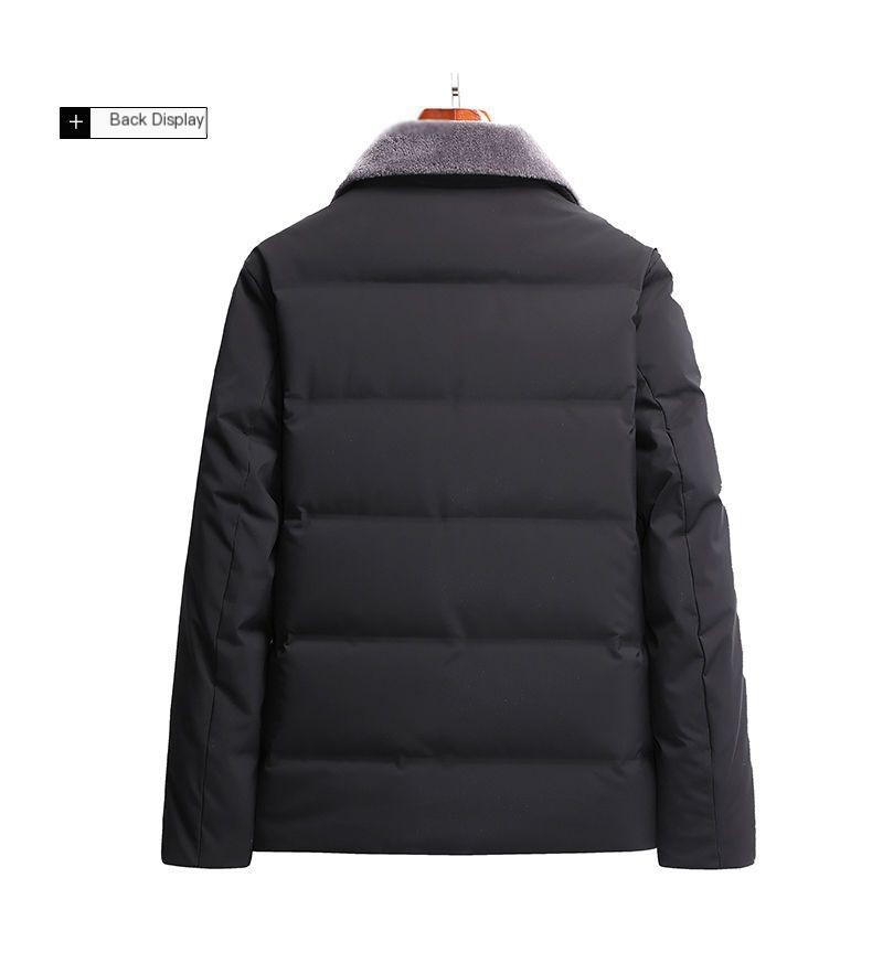 Men's Down Jacket - Close Up