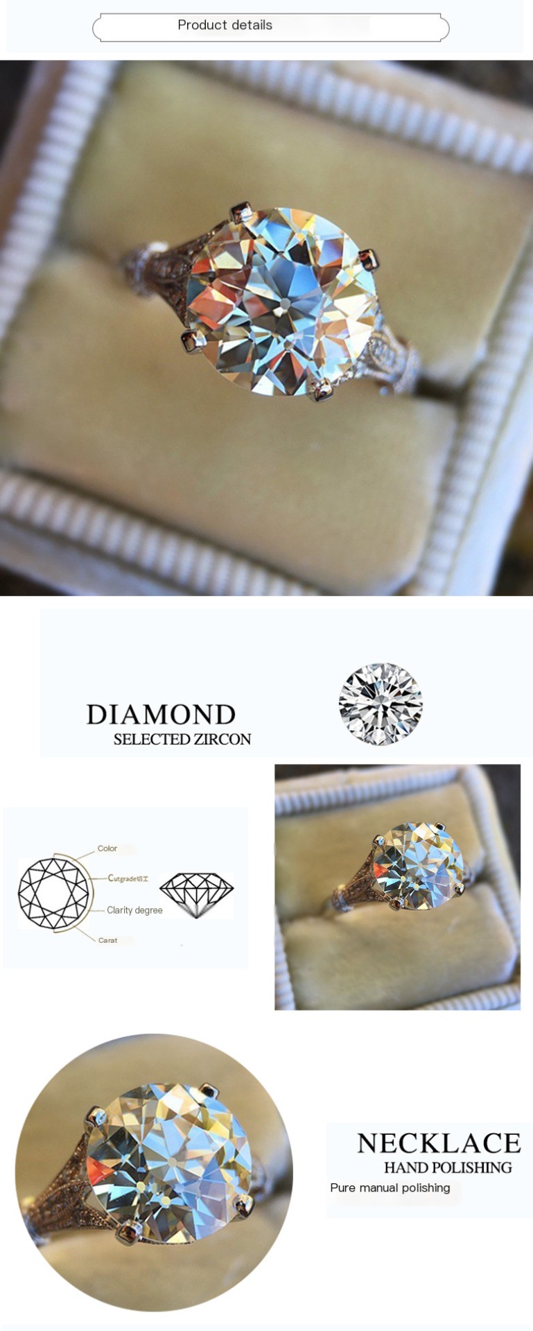 Moissanite Engagement Ring