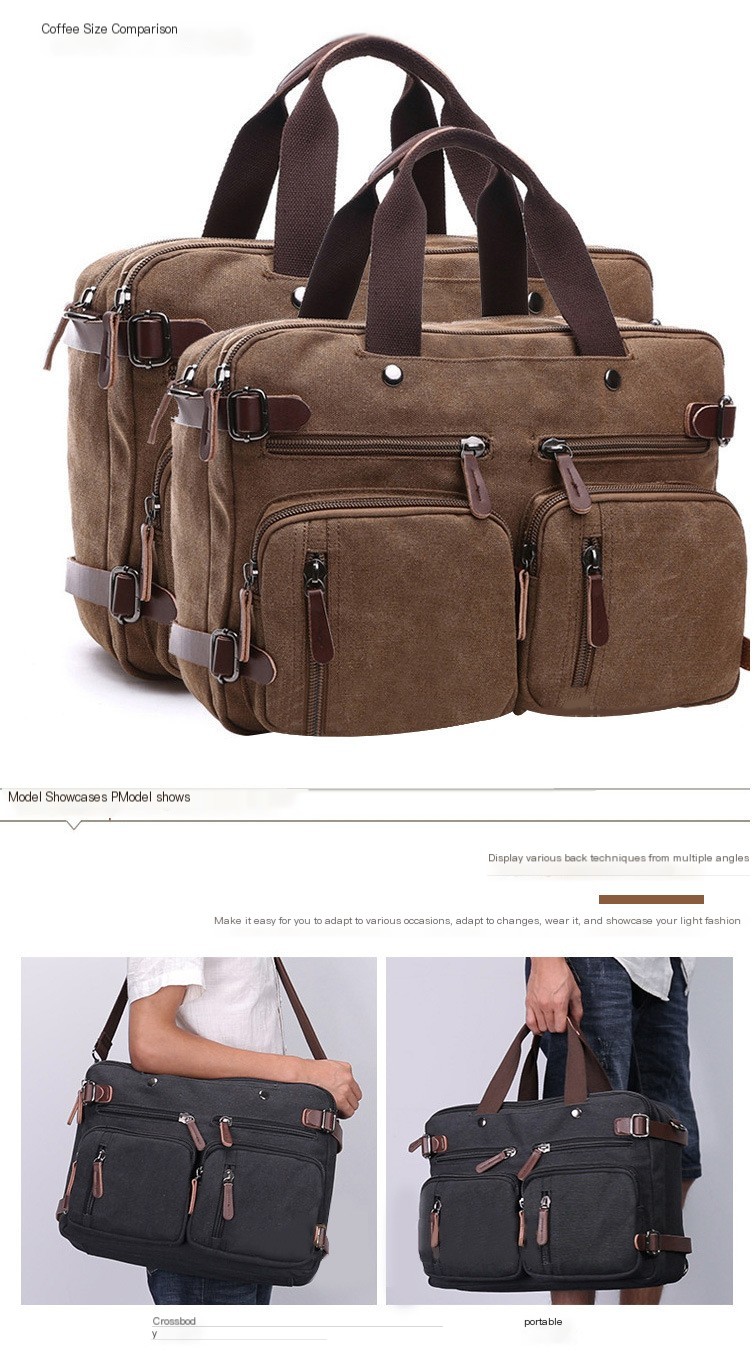 Mallette Portable Multifonction pour Hommes en Couleur Gris