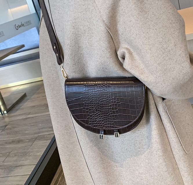 Detailed view of the Half Moon Saddle Bag