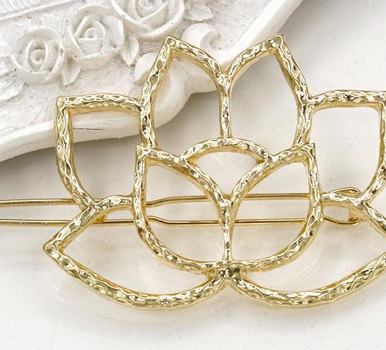 Lotus Flower Hair Clip Image 1