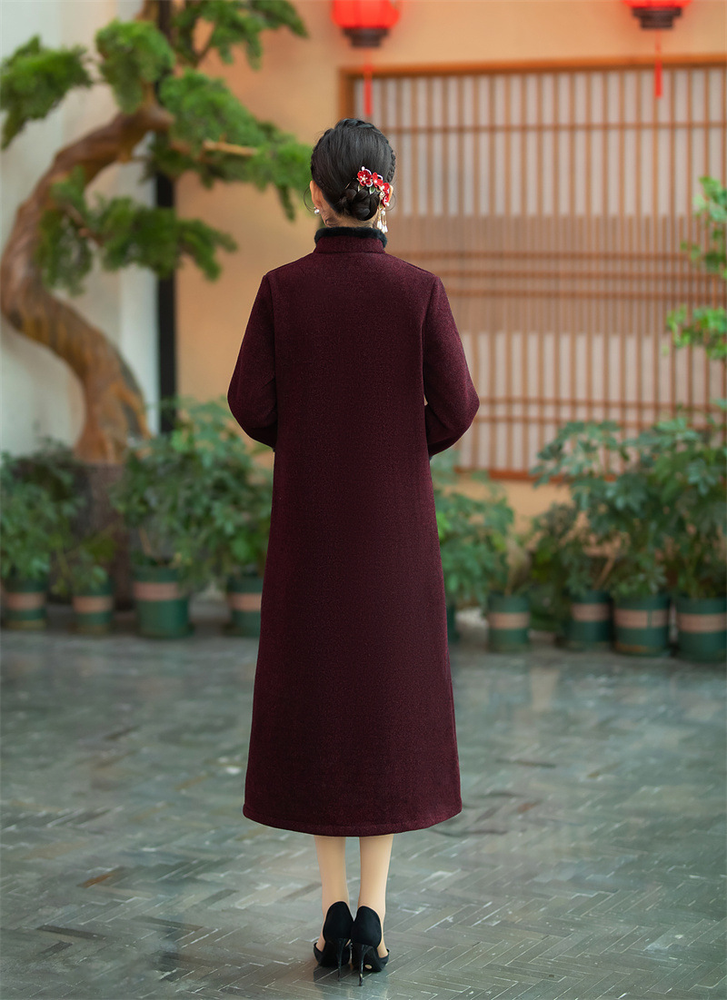 High End Rex Rabbit Woolen Coat Image 5