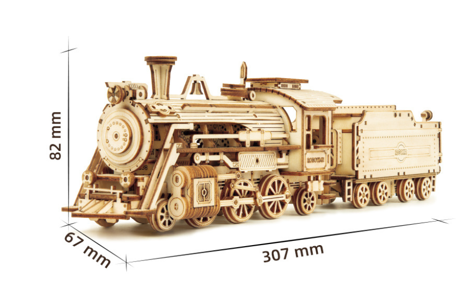 Wooden Train Model 4