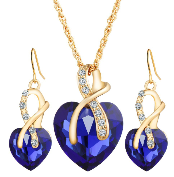 Austria Crystal Bride Jewelry Set - Image 3