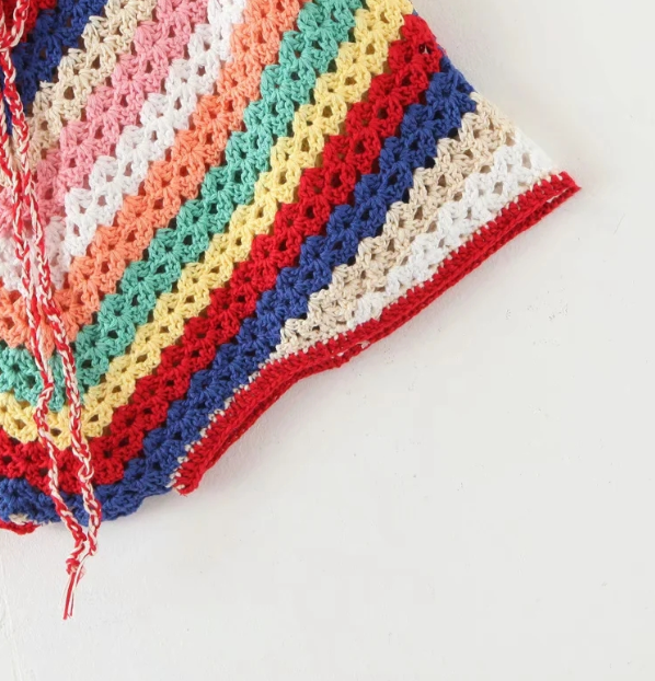 Colorful Striped Shorts