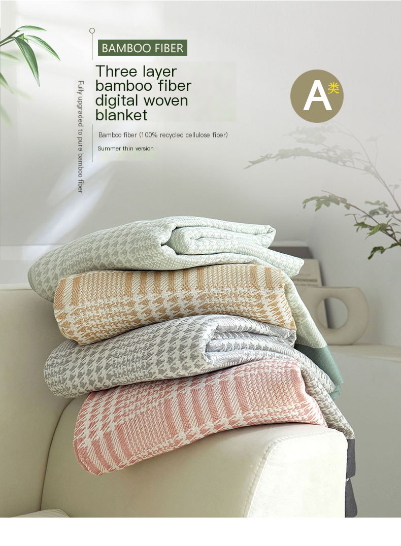 Bamboo Fiber Blanket Image 1