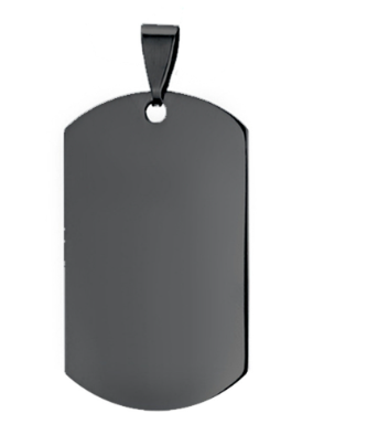 Military Style Necklace - Silver