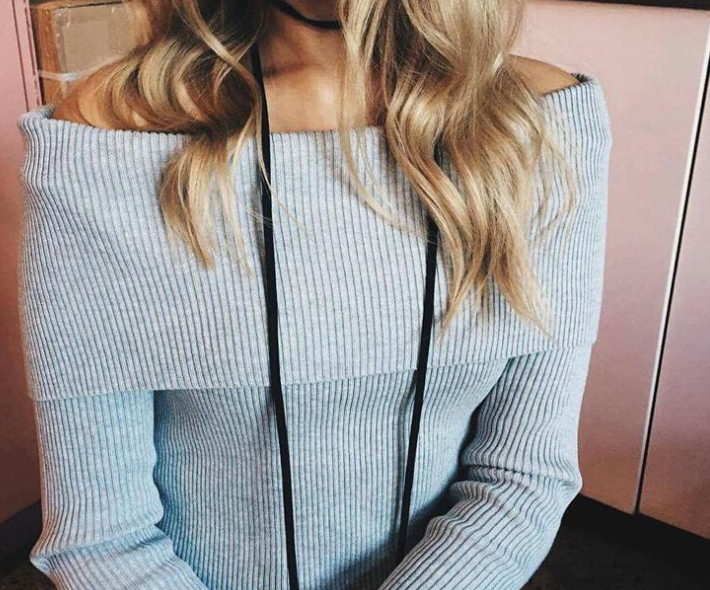 Off-Shoulder Sweater 5