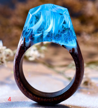Resin Wood Ring 7