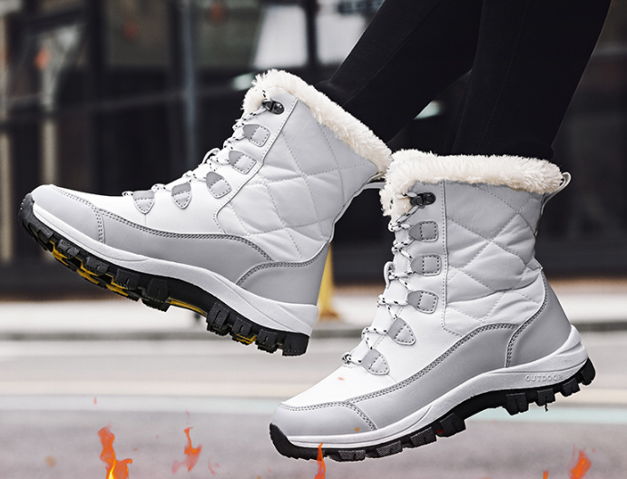 Bota Feminina de Inverno Melissa Peluciada - Plush Inner Lining