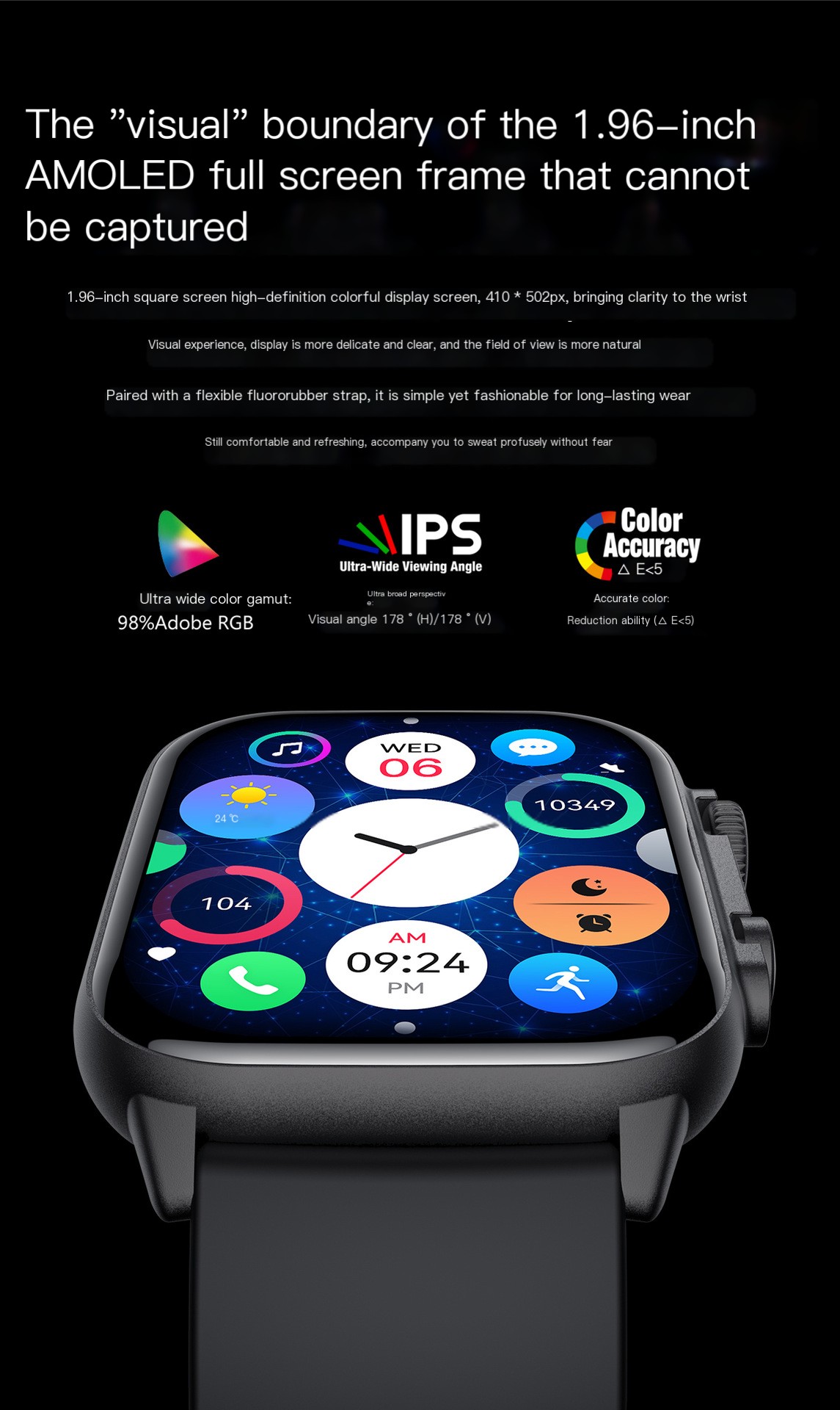 HK95 Smartwatch Colors