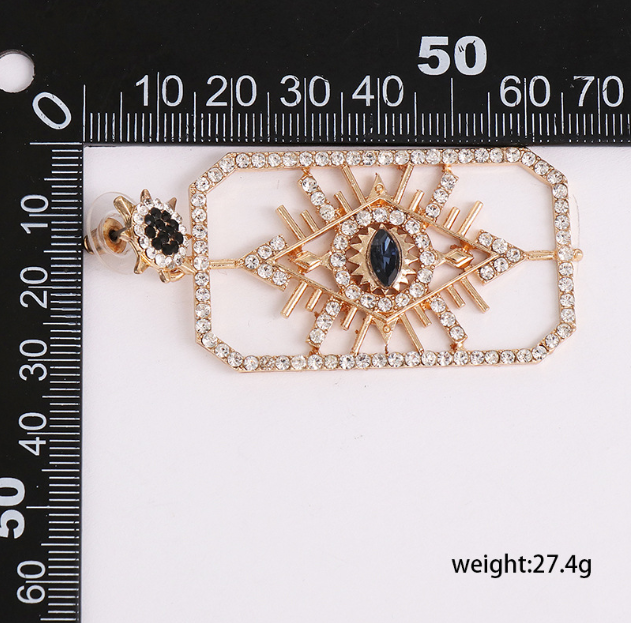 Devil's Eye Crystal Earrings