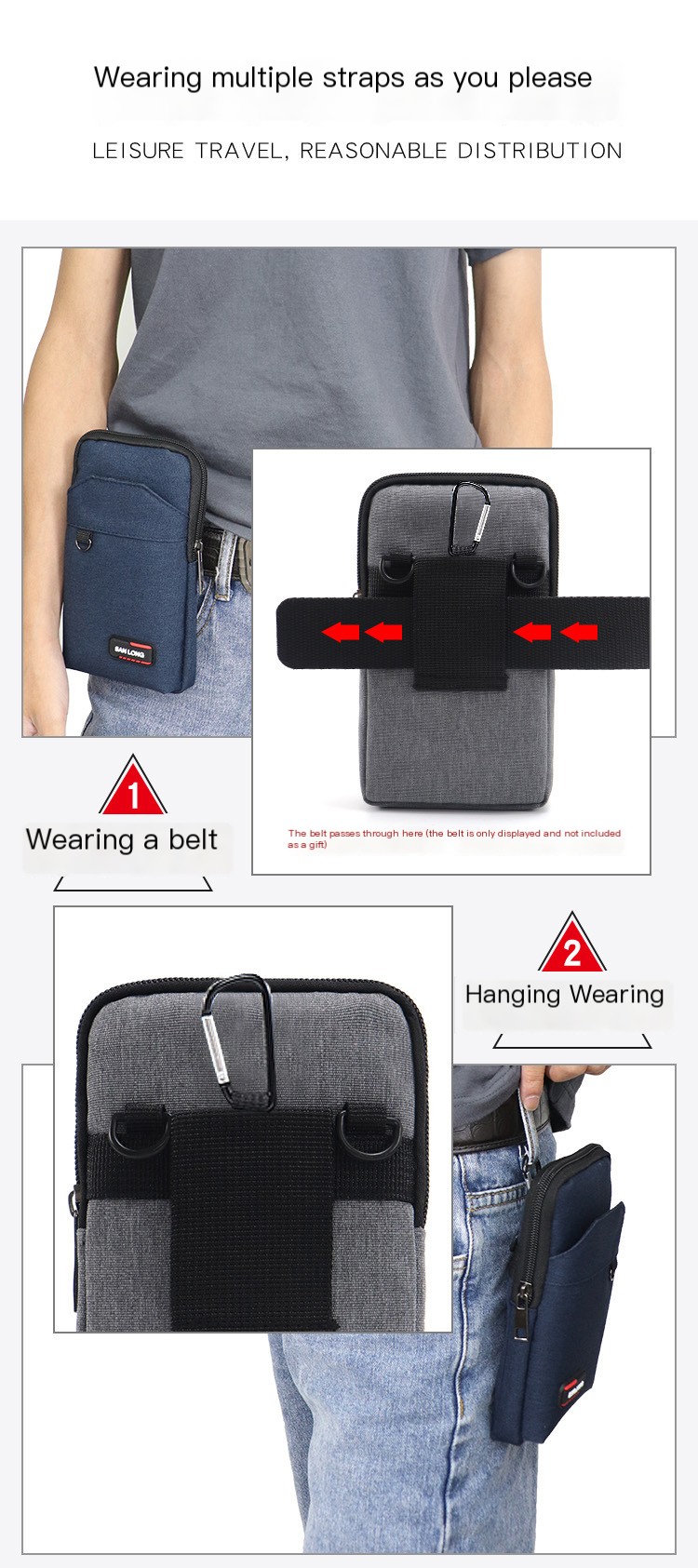 Bonytain's Versatile Sports Phone Waist Bag