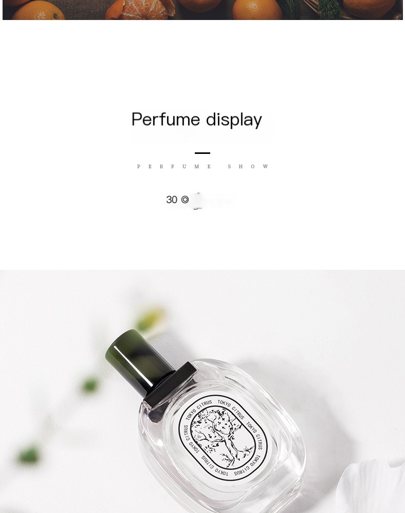 Tokyo Citrus Perfume Bottle