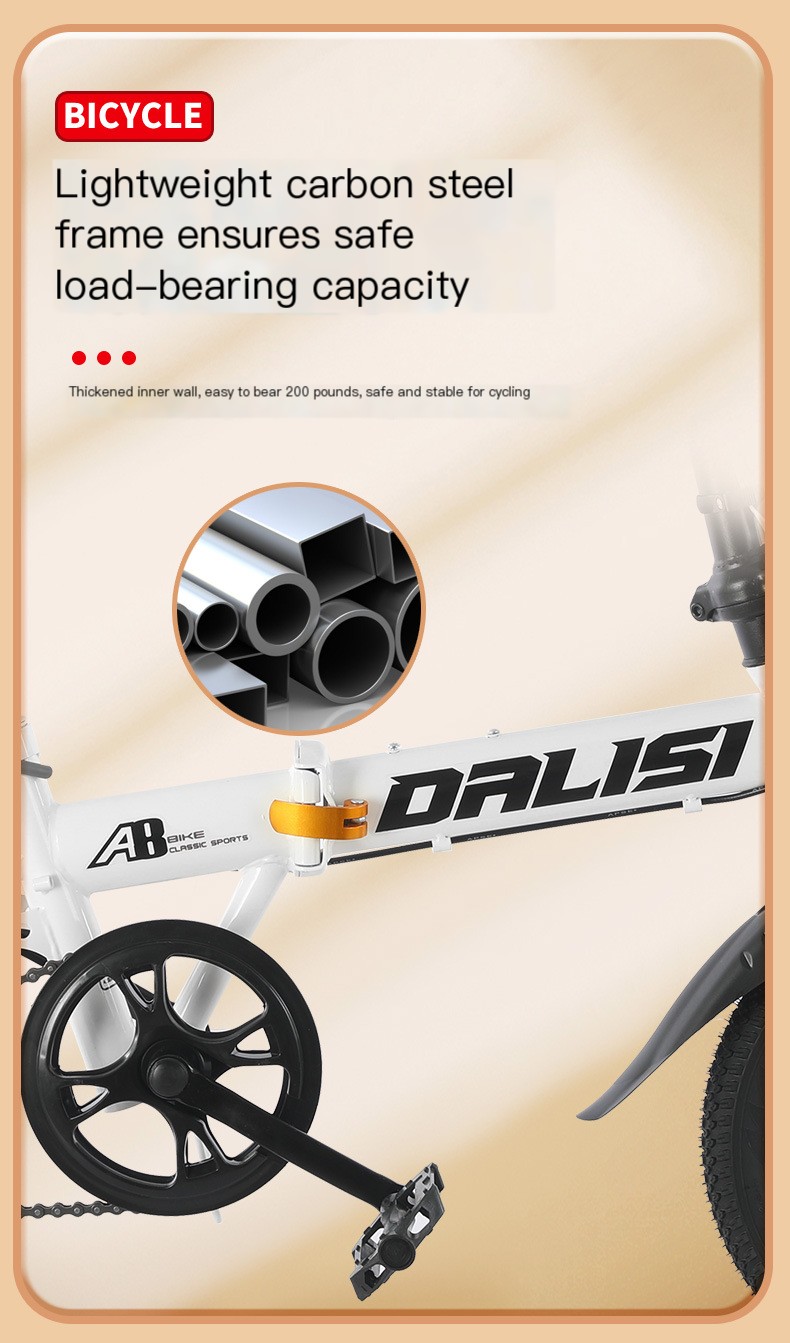 Cycling City Folding Bicycle Lifestyle Image
