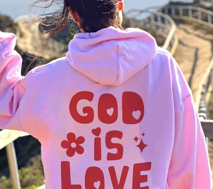 God Is Love Hoodie Image 4
