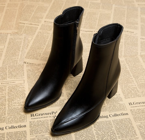 Casual Elegant Leather Boots