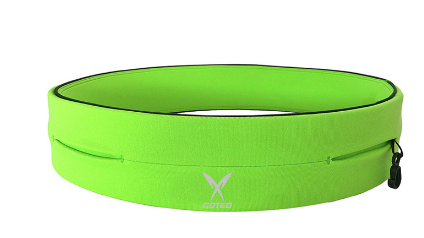 Sports Zipper Bag Waist Pack - Green