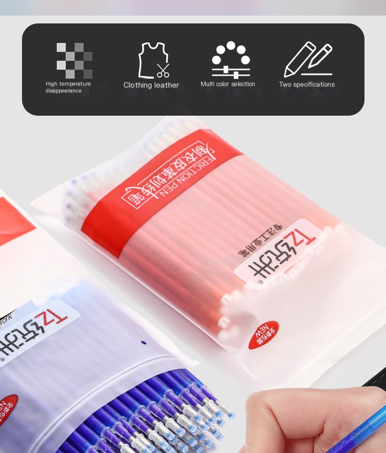 Color variations of disappearing pens